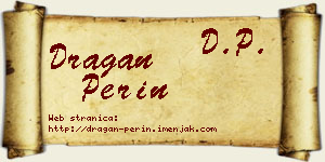 Dragan Perin vizit kartica
